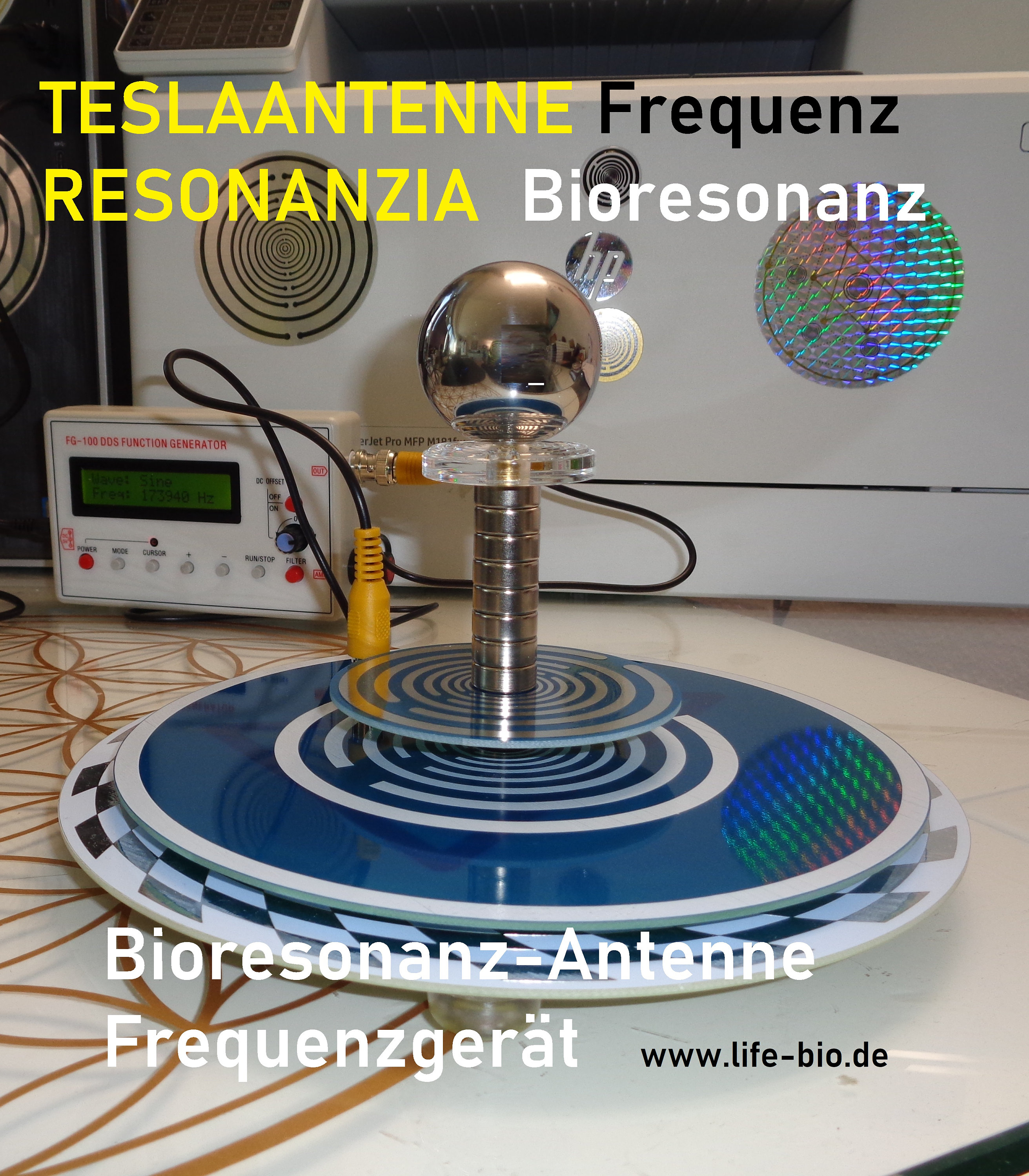 Bioresonance Device Frequency Device Tesla Antenna Scalar Wave Device ...