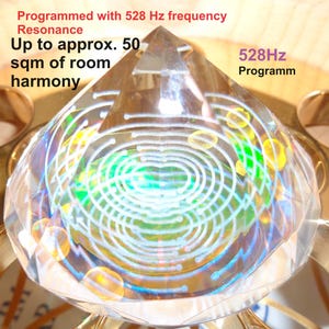 Energy Crystal Diamond MWO-Lakhovsky +528Hz Frequency Resonance Room Quantum Field Harmony Hologram Biophotons TEC Light Crystal Diamond