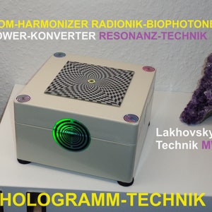 Frequenz-Gerät Aura-Harmonie Konverter-Oszillator EMF Protection 5G Hologramm 7,83 Hz Schuhmann-Resonanz gut im Schlafzimmer Lichtquanten