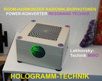 Frequenz-Gerät Aura-Harmonie Konverter-Oszillator EMF Protection 5G Hologramm 7,83 Hz Schuhmann-Resonanz gut im Schlafzimmer Lichtquanten