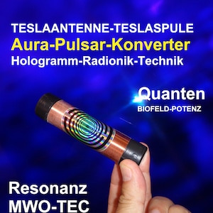Tesla-Spool Tesla-Coil Energy Coil Hologram Resonance Coil Prana Coil Energy Coil Aura Harmonizer Chi Coil, Radionic Coil Multiwave Coil