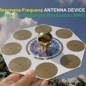 Quantum Vortex Multiwave Resonance Scalar Antenna EMF Converter Harmonizer Symbol Energy-TEC Roomharmony-Device play all Hz frequencies 150Hz