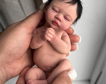 Flexibele full-body platina siliconen baby buigbare herboren pop, jongen of meisje