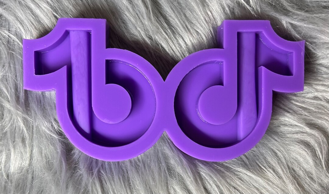 Tik Tok Straw Topper Social Media Topper Mold Content Creator Silicone