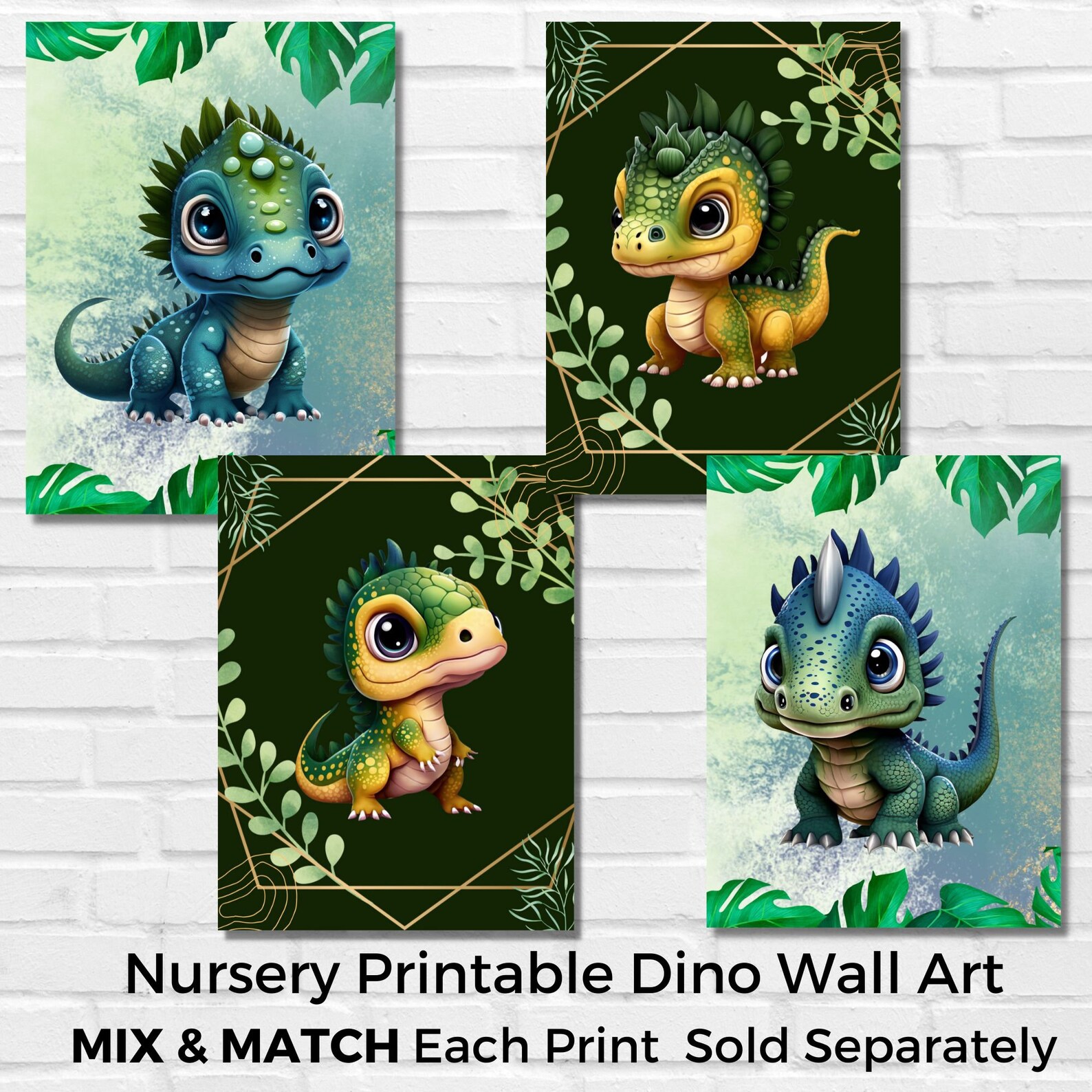 Printable Wall Art, Dragon Wall Art Decor, Cute Baby Dragon, Bathroom ...