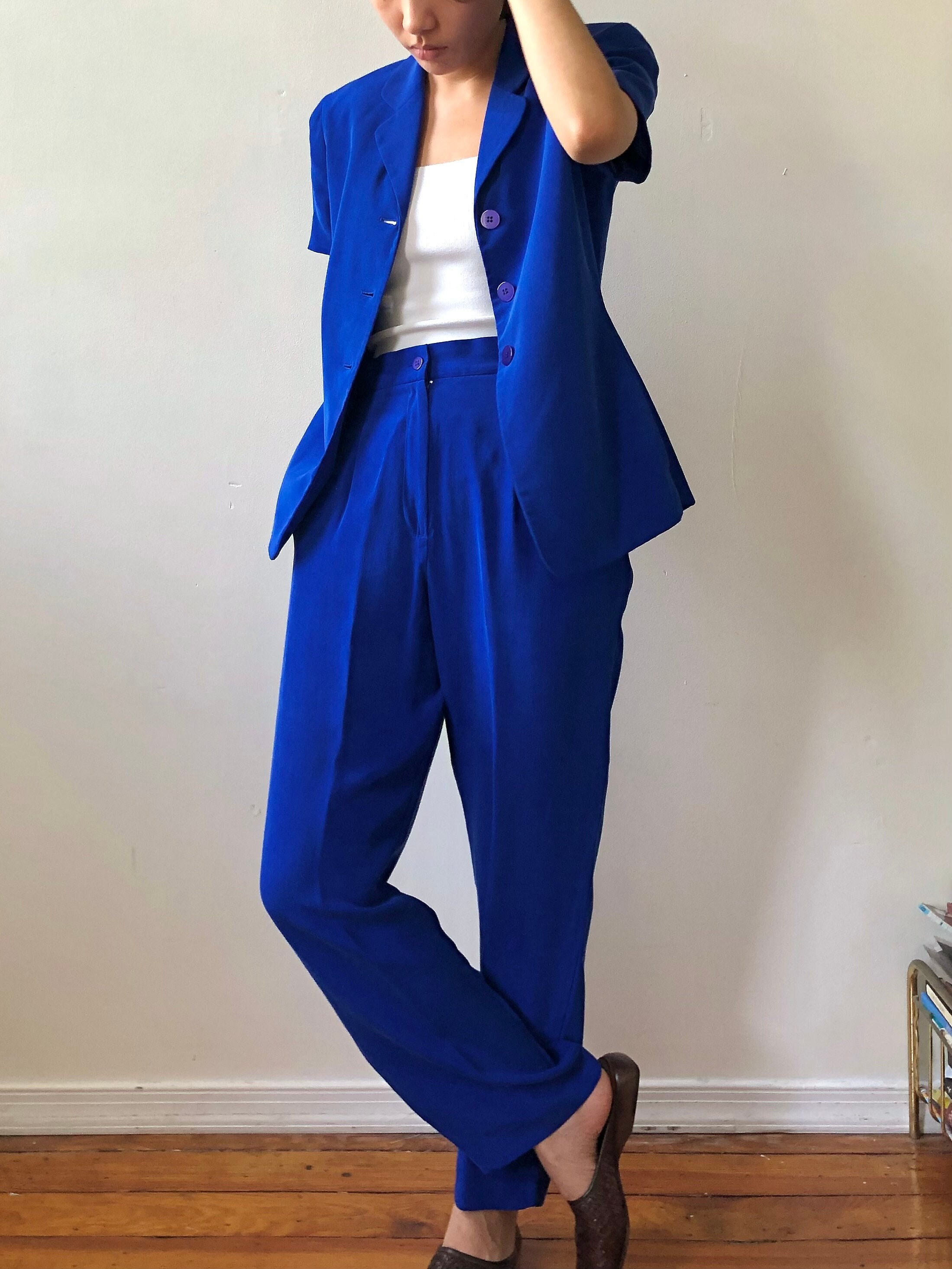 Tailleur blu deals cobalto