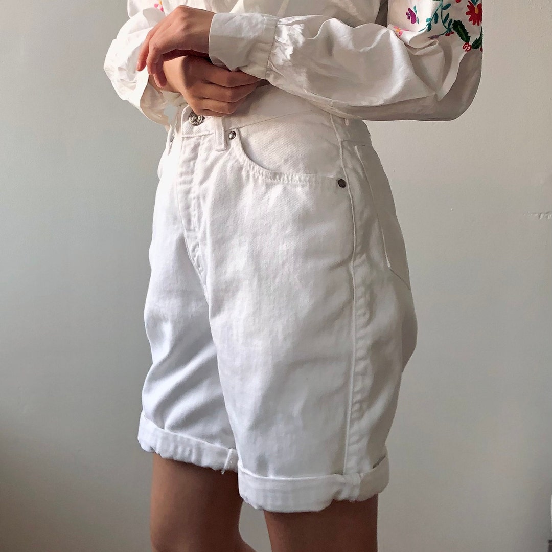 White Denim LEVI's Road Shorts main image 1