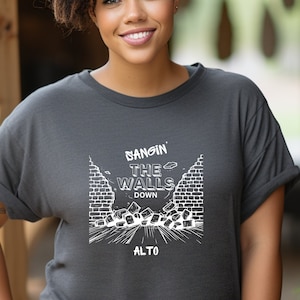 Sangin&#39; The Walls Down Choir Team shirt, Personalized gifts, Gifts for Choir lover, Soprano, Tenor, Alto, Bass, Choir festival, school choir