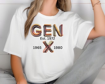 gen x shirts nostalgic gift generation x shirt gen x shirt vintage 1990s birthday shirt  1900s birthday giftGeneration X T Shirt gen x top