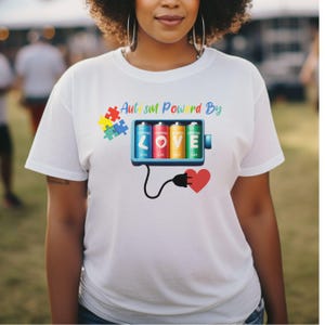 Autism Love shirt for Autism Awareness month tee autism gift shirt Fill autistic with Love Autistic gift idea shirt