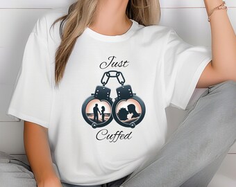 Wedding shirt for newly married couple engagement gift for couples cuffed shirt for anniversary gift for him gift for her