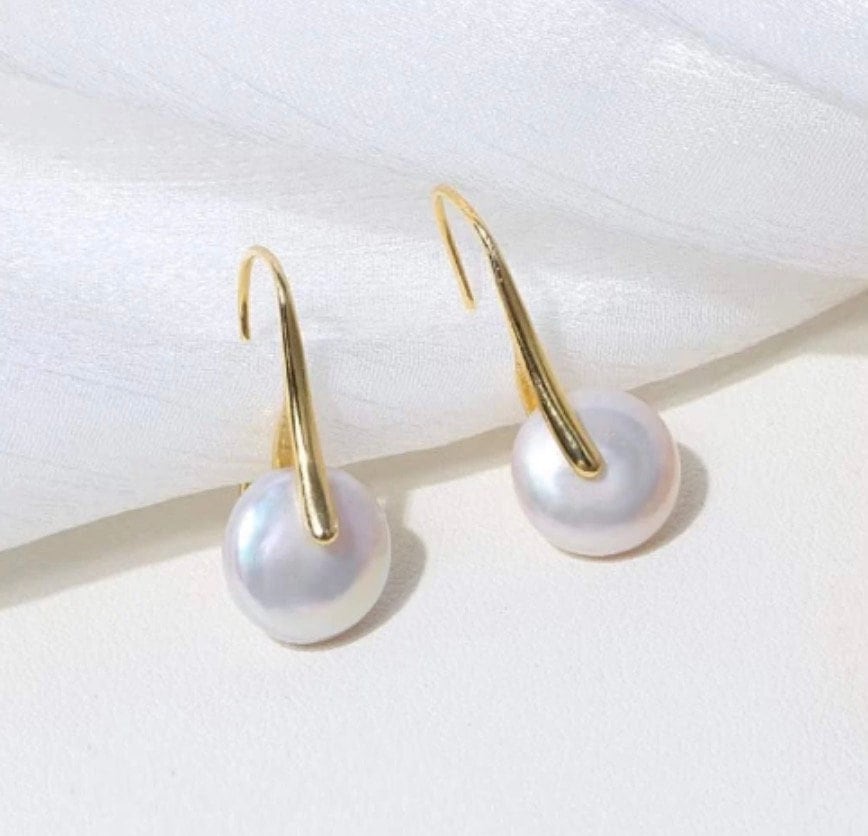 Minimalist Pearl Earrings Modern Pearl Dangle Earrings Elegant Bridal minimalist-pearl-earrings-modern-pearl-dangle-earrings-elegant-bridal