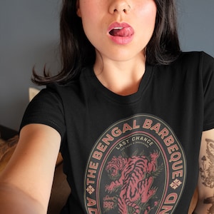 Bengal Barbeque, Disney inspired, Disneyland, adventureland, unisex disney tshirt, bella Canva 3001, adult humor (Runs True to Size)
