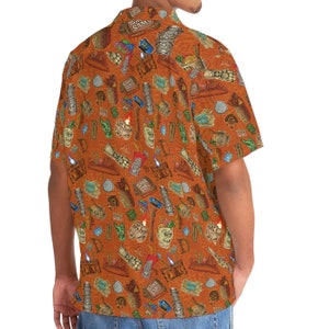 SM-5XL Trader Sam&#39;s Inspired | Hawaiian Shirt | Tiki Bar, Aloha Shirt | Disney | Enchanted Tiki Bar | Grog Grotto | Disney Polynesian |Tiki