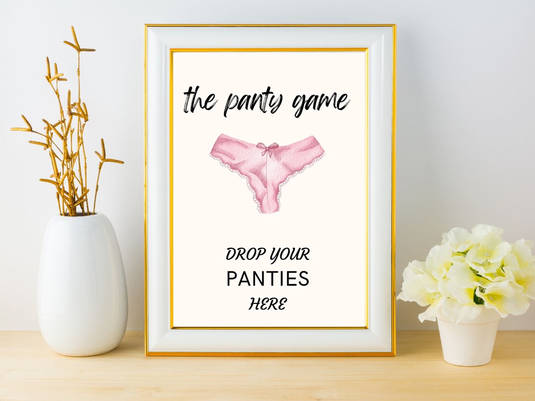The Panty Game Bachelorette Printable - Etsy