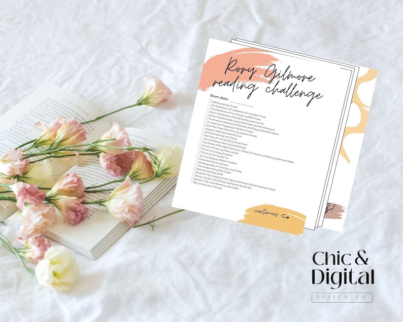 Rory Gilmore Reading Challenge List PDF Digital Printable PDF 408 Books ...