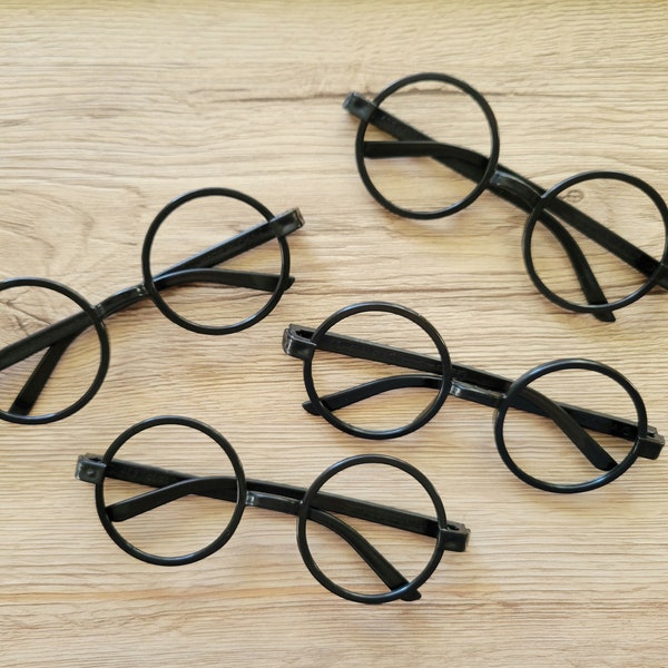 Round Plastic Glasses | Costume Glasses | Round Glasses | Kids Costume Glasses | Wizard Glasses