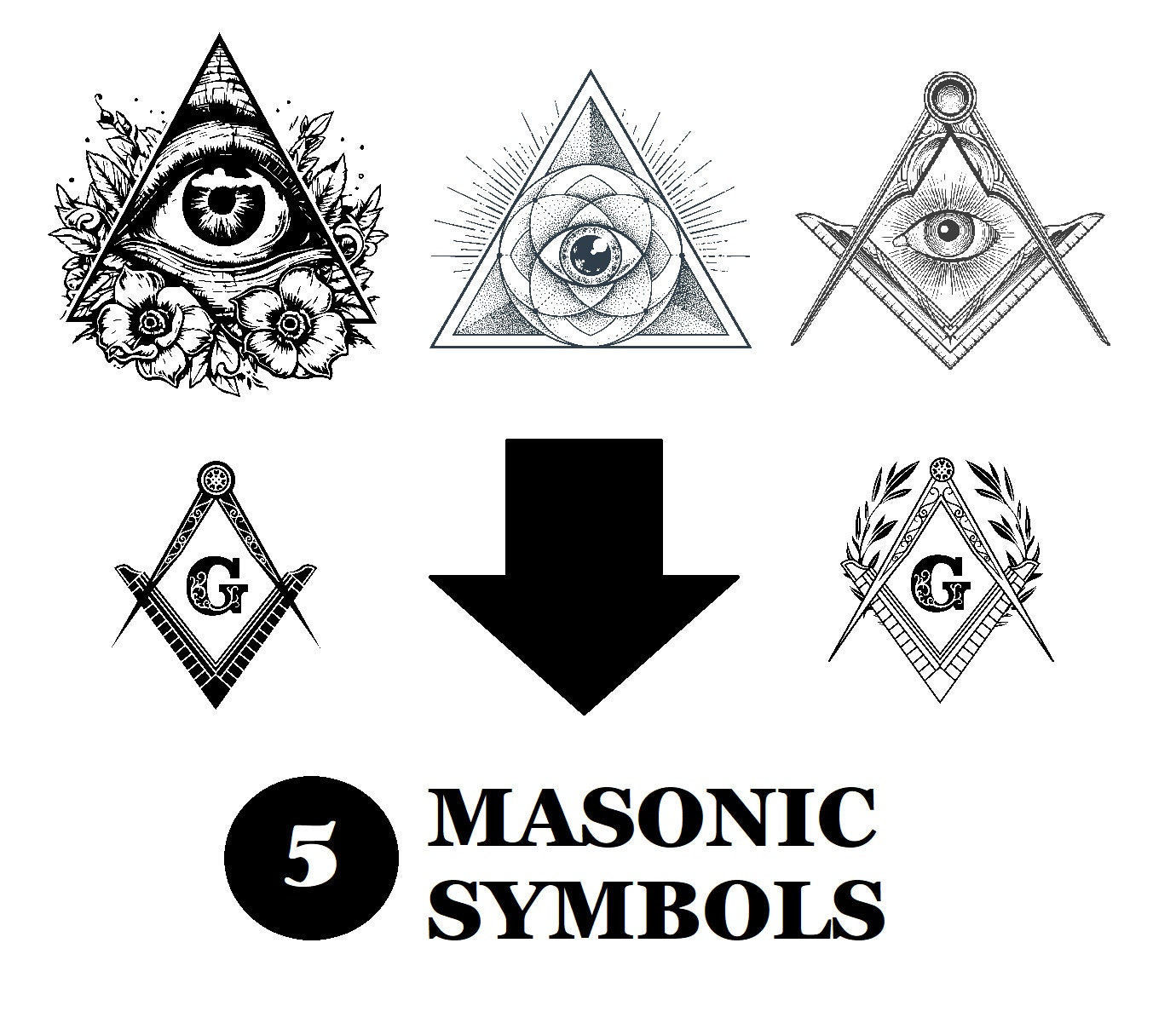 masonic compass 3D Models to Print - yeggi