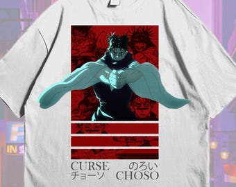 Camiseta de anime de sangre maldita, camiseta de manga de hechicero oscuro, top vintage de estética japonesa, camiseta de anime para entrenar en el gimnasio, regalo otaku de ropa urbana, regalo