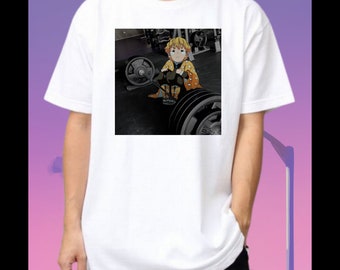 T-shirt Demon Slayer DianShao Anime Zenitsu Slayer T-shirt Unisexe à Manches Tshirt Demon Slayer