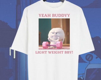 Camiseta ligera "Yeah Buddy" para bebé, divertida camiseta de gimnasio