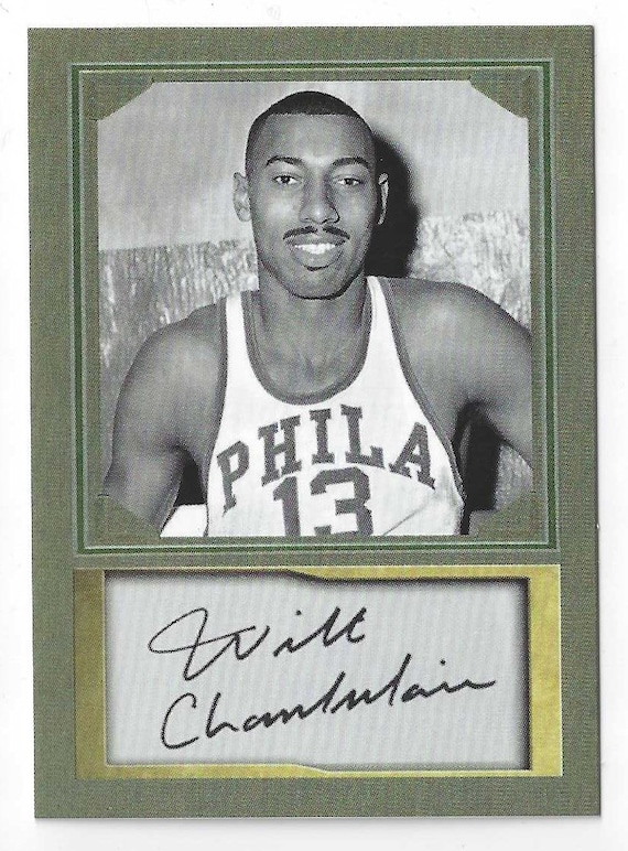 Upper Deck Wilt Chamberlain Signature High School Wilt Chamberlain