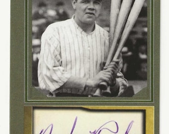 BABE RUTH - ACEO facsimile autograph trading card - Mint condition
