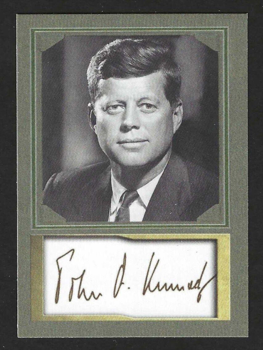 Jfk autograph - Etsy 日本