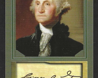 GEORGE WASHINGTON - ACEO facsimile autograph trading card - Mint condition