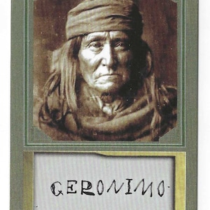 GERONIMO - ACEO facsimile autograph trading card - Mint condition