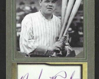 BABE RUTH - ACEO facsimile autograph trading card - Mint condition