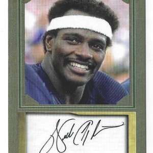 WALTER PAYTON - ACEO Faksimile Autogramm Sammelkarte - NEUwertig
