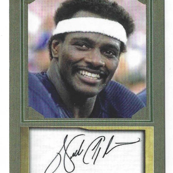 Walter Payton Bears Facsimile Signature Tribute - The Stadium Studio