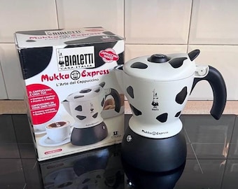 Bialetti Mukka Express Cappuccino Maker 2 Cups – Original Made in Italy with Box