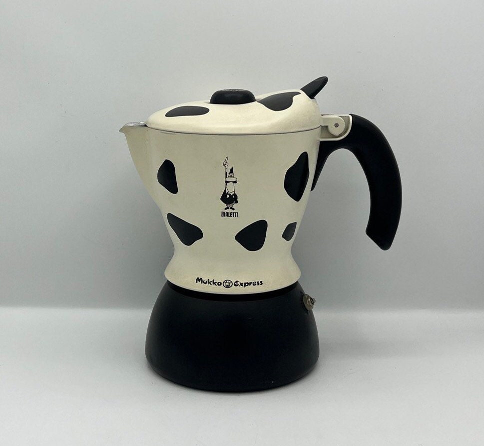 Rare Small BIALETTI Mukka Express Cappuccino Maker 2-cups 