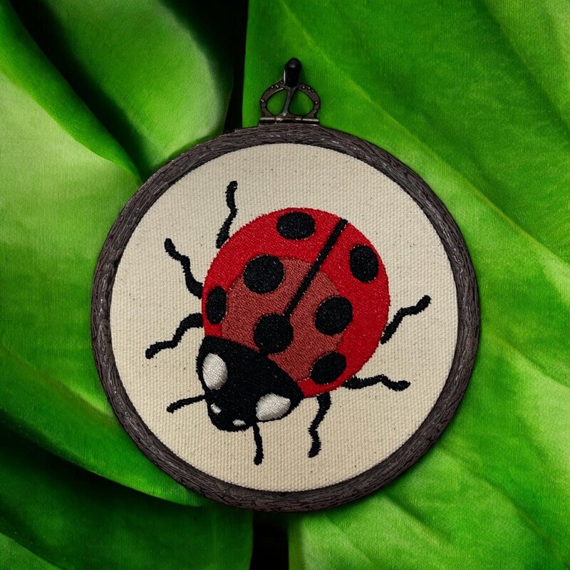 Embroidered Insect - Etsy