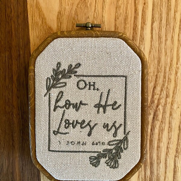 Bible Verse Embroidery Etsy