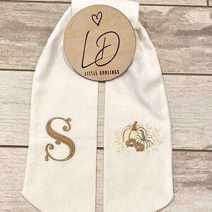 Personalized Wreath Sash