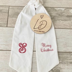 Personalized Wreath Sash