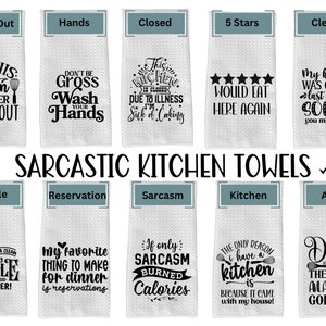 Sarcastic Kitchen Towel, Funny Kitchen Towel, Kitchen Towel, Bridal Shower Gifts, Gifts, Kitchen Towels, Kitchen Decor