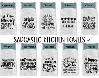 Sarcastic Kitchen Towel, Funny Kitchen Towel, Kitchen Towel, Bridal Shower Gifts, Gifts, Kitchen Towels, Kitchen Decor