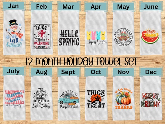 Monthly hand towels hotsell