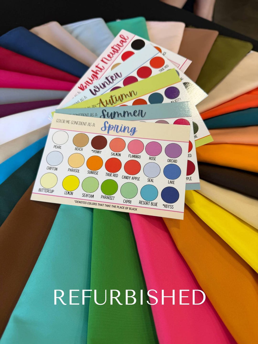 Refurbished: DIY Essential Color Analysis Draping Kit - Etsy