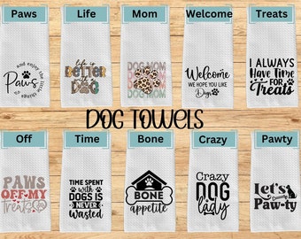 Dog Lover Kitchen Towel, Funny Kitchen Towel, Dog Mom Gifts, Gifts, Kitchen Towels, Kitchen Decor, Dog Lover, Dog Mom, Christmas Gifts