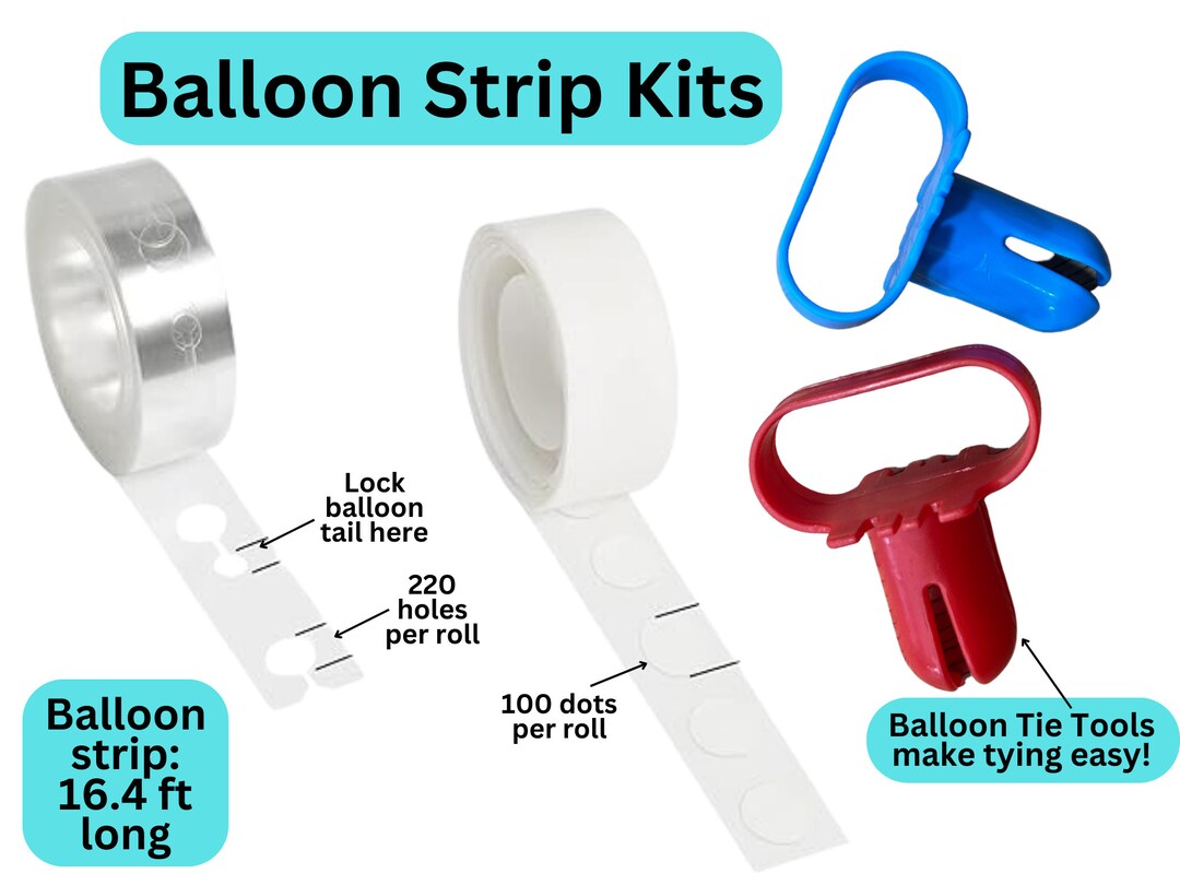 Balloon Strip Kit Balloon Arch Tools Balloon Strips Balloon Etsy