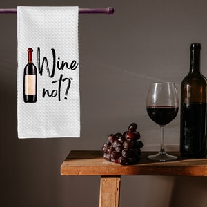 Wine Kitchen Towel, Funny Kitchen Towel, Kitchen Towel, Gifts, Kitchen Towels, Kitchen Decor, Wine Kitchen Decor, Wine, Wine Lover image 6