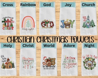 Christian Christmas Kitchen Towels