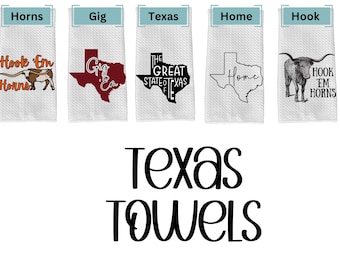 Texas Kitchen Towel, Funny Kitchen Towel, Kitchen Towel, Bridal Shower Gifts, Texas Gifts, Kitchen Towels, Texas Decorations, Texas Kitchen