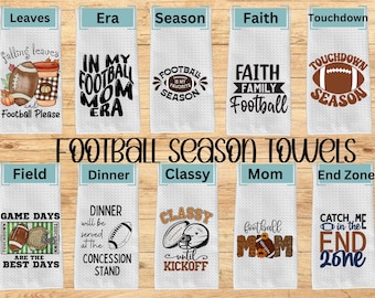 Football Kitchen Towel, Kitchen Towel, Fall Gifts, Kitchen Towels, Kitchen Decor, Football Decor, Football Season, Football Mom, Football