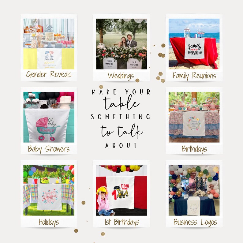 Sublimation Blank Table Banner, Sublimation Blank, 100 Polyester